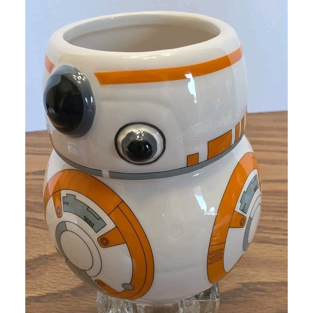 EUC Disney Star Wars Force Awakens Droid BB8 Ceramic Coffee 3D Mug Lucas Film